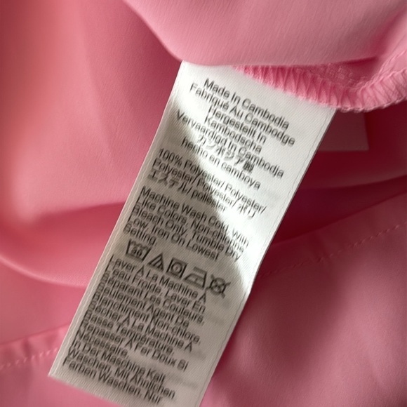 J. Crew Factory Sleeveless V-neck Popover Top in Pink Size XL NWT - Picture 6 of 6